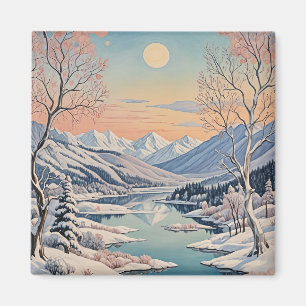 Aimant La tranquillité d'hiver