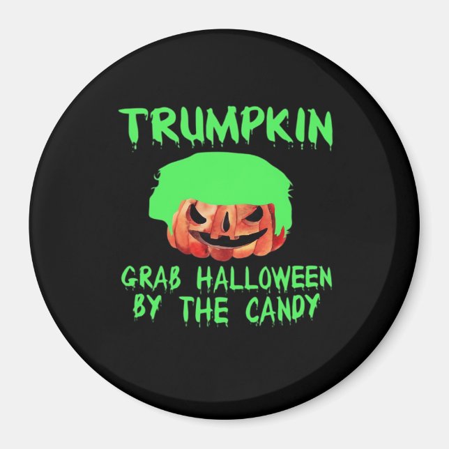 Aimant La Trumpkin Rend L'Halloween Grand À Nouveau Prene (Devant)