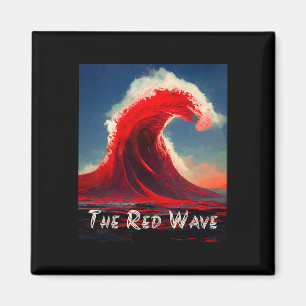 Aimant La vague rouge arrive Vote républicain