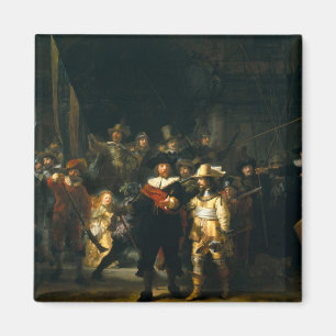 Aimant La Veille de la nuit - Rembrandt