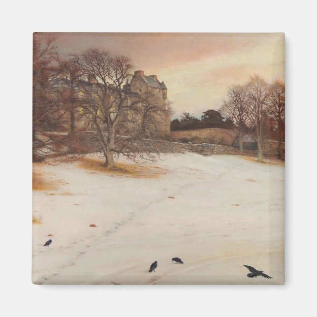 Aimant La veille de Noël (par John Everett Millais) (Devant)