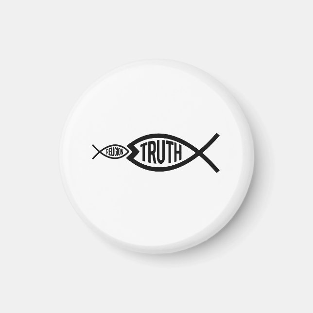 Aimant La vérité est plus grande que la religion (Devant)