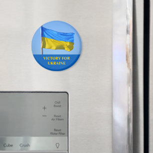 Aimant La victoire au drapeau de l'Ukraine reste forte