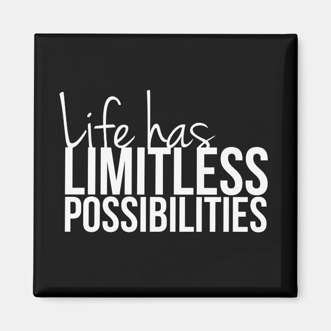 Aimant La Vie A Des Possibilités Sans Limites Inspiration (Devant)