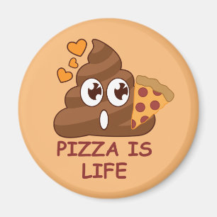 Aimant La vie de dunette de pizza