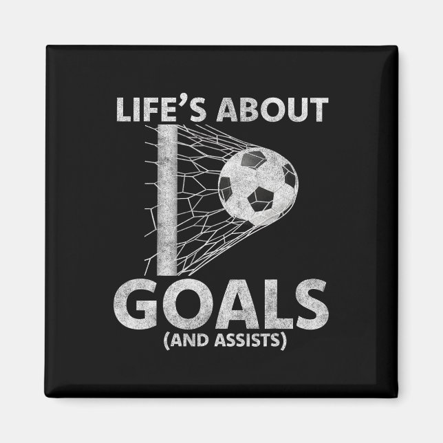 Aimant La vie de foot est à propos d'objectifs Amoureux d (Devant)