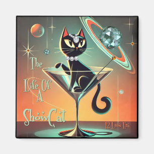 Aimant La Vie D'Un Chat De Femme De Chaussure