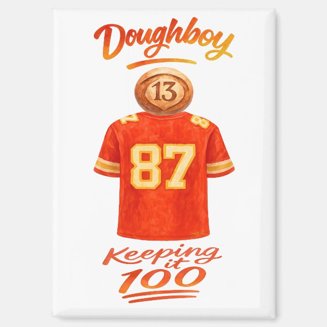 Aimant La vie d'un Doughboy à 100% (Recto)