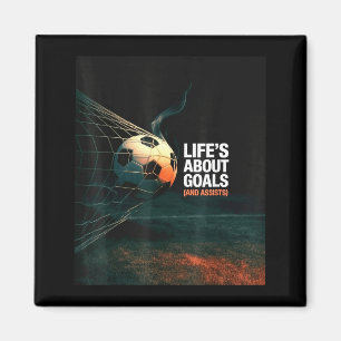 Aimant La vie est à propos des objectifs de football Cita