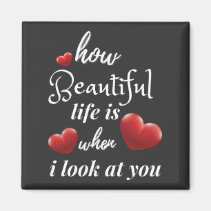 Aimant la vie est agréable quand je vous regarde