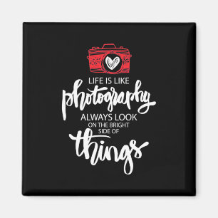 Aimant La Vie Est Comme La Photographie