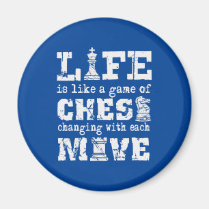 Aimant la vie est comme un jeu d'échecs - changer avec ch