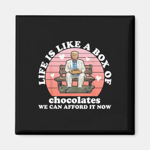 Aimant La Vie Est Comme Une Boîte De Chocolats Que Nous P