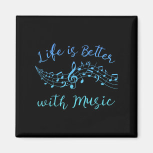 Aimant La Vie Est Meilleure Avec Musique Musicien Citatio
