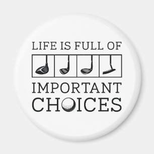 Aimant La Vie Est Pleine De Choix Importants