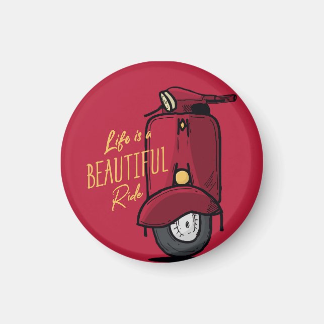 Aimant La vie est une belle balade (Devant)
