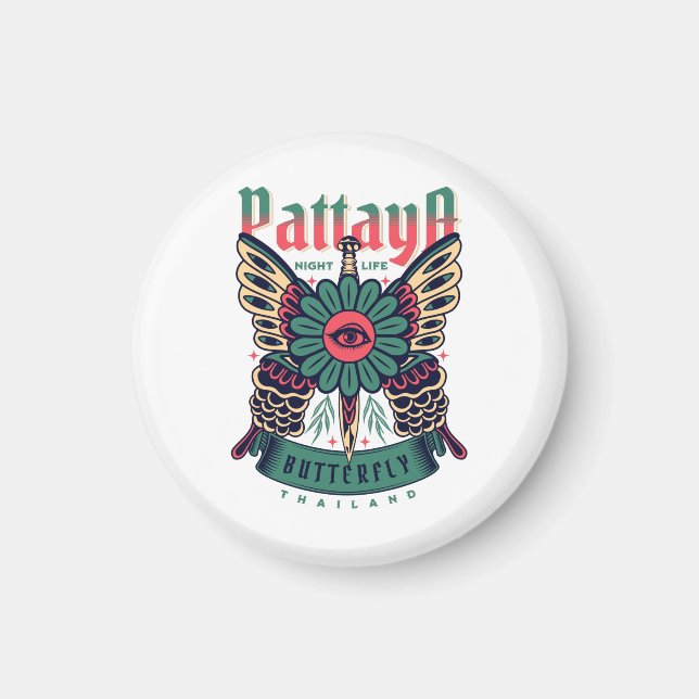 Aimant La vie nocturne de Pattaya (Devant)