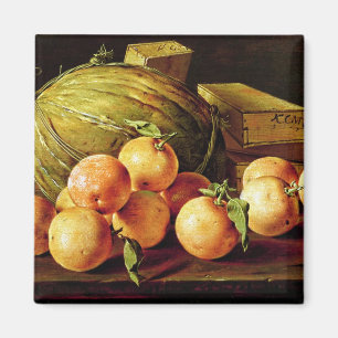 Aimant La vie toujours des oranges, des melons et des