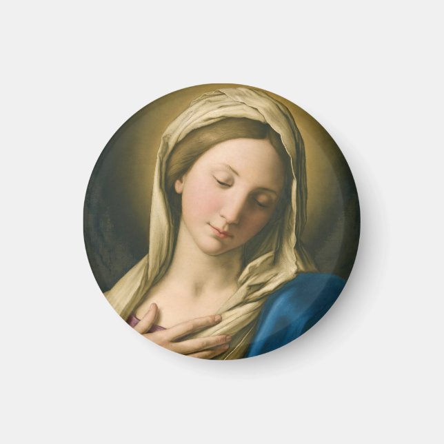 Aimant La Vierge à la prière (Devant)