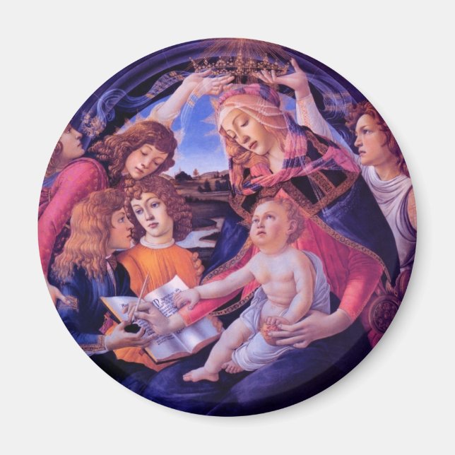 Aimant La Vierge du Magnificat (Devant)