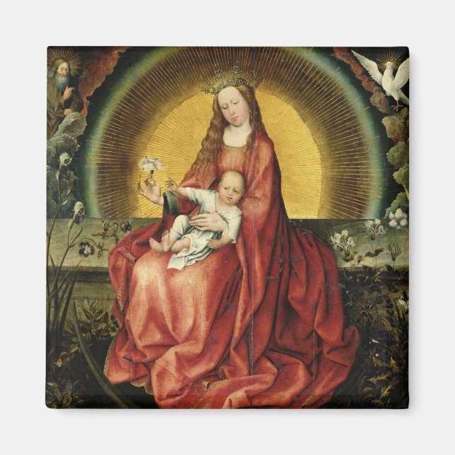 Aimant La Vierge et l'enfant 2 (Devant)