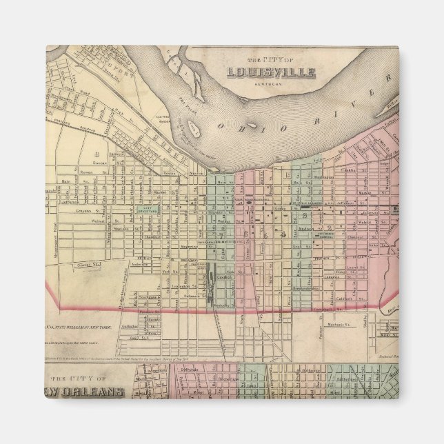 Aimant La ville de Louisville, Kentucky (Devant)