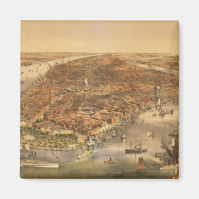 Aimant La ville de New York, 18 ans (Devant)