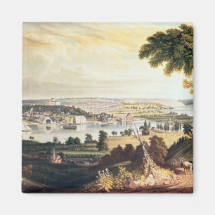 Aimant La ville de Washington de au delà de la marine