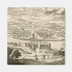 Aimant La ville du Mexique, 1723 (gravure)