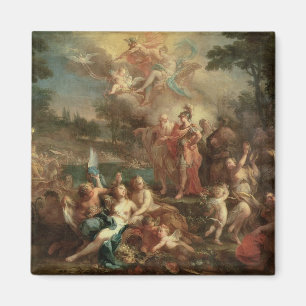 Aimant La vision d'Aeneas dans les domaines élyséens