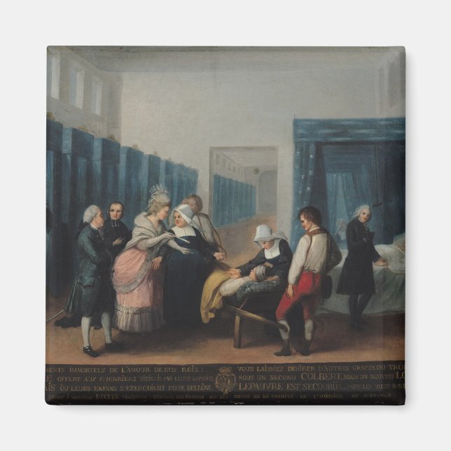 Aimant La visite de Monsieur et Madame Necker (Devant)