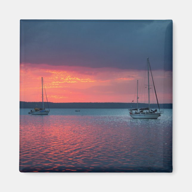 Aimant La Voile Au Coucher Du Soleil | Cienfuego, Cuba (Devant)