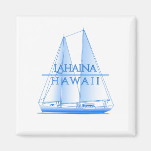 Aimant La voile nautique côtière de Lahaina