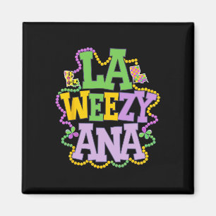Aimant La Weezy Ana Jouer Louisiane Carte Avec Perles Fes