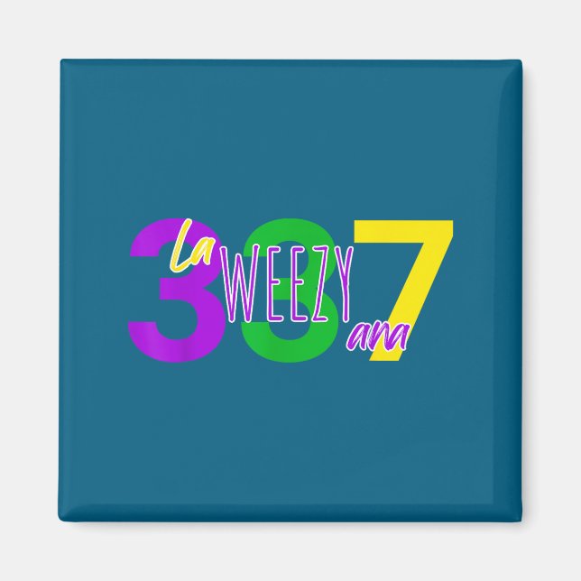 Aimant La Weezy Ana Louisiana Mardi Gras 337 New Orleans  (Devant)