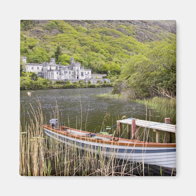 Aimant L'abbaye de Kylemore, Irlande. L'abbaye de Kylemor (Devant)
