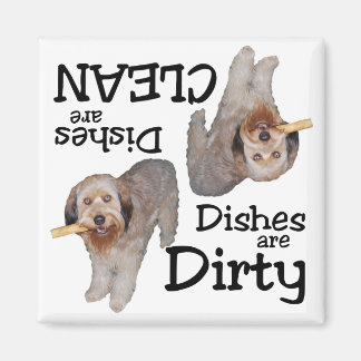 Aimant Labradoodle Amateurs de lave-vaisselle