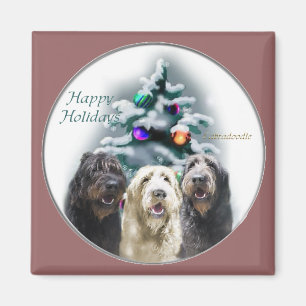 Aimant Labradoodle Cadeaux de Noël