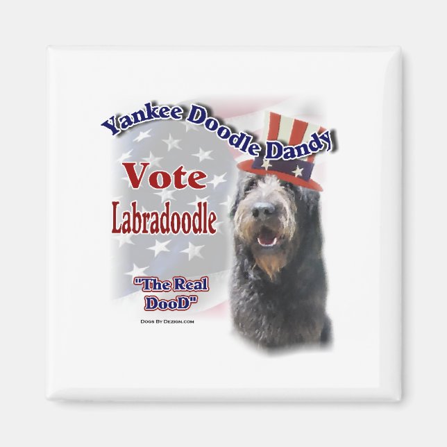 Aimant Labradoodle Cadfts (Devant)