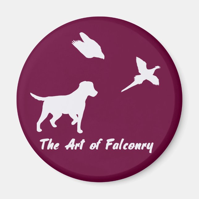 Aimant Labrador et Falconry (Devant)
