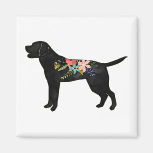 Aimant Labrador Retriever Chien race Bohemian Floral