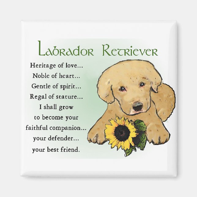 Aimant Labrador Retriever Gifts (Devant)
