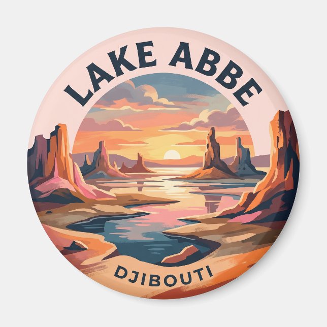 Aimant Lac Abbe Djibouti (Devant)