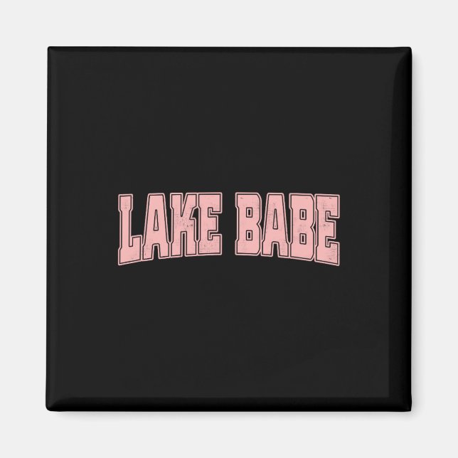 Aimant Lac Babe Vie Vacances d'été Plage  (Devant)