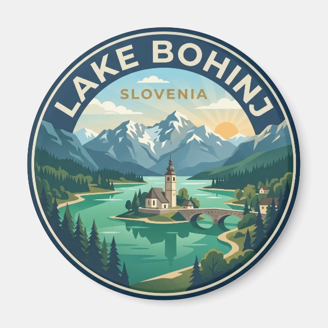Aimant Lac Bohinj Slovénie (Devant)