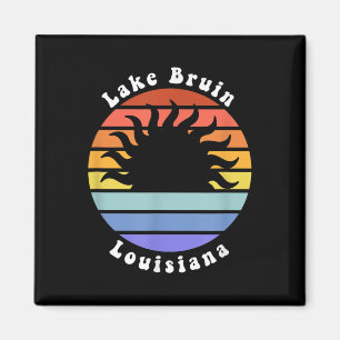 Aimant Lac Bruin Louisiane La lever de soleil Souvenir de