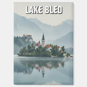 Aimant Lac brumeux Bled Slovénie