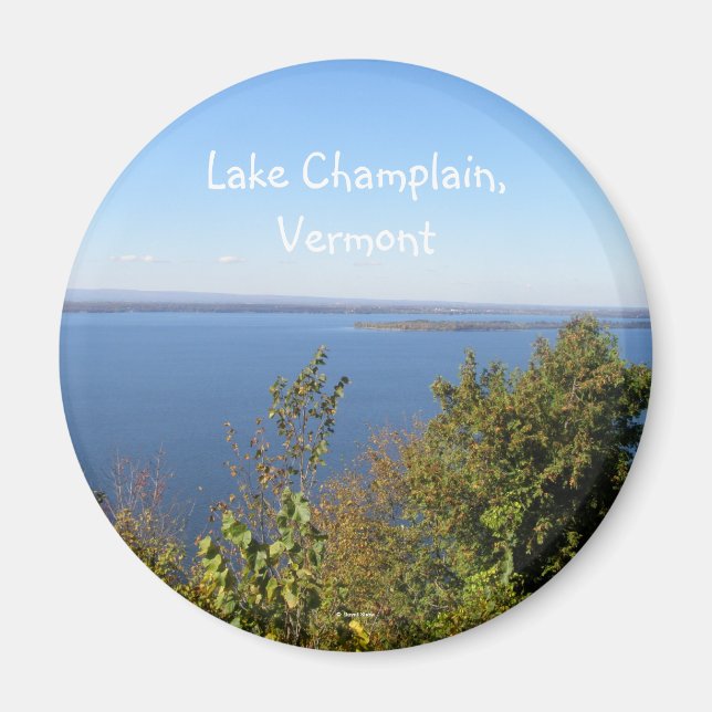 Aimant Lac Champlain, Vermont (Devant)
