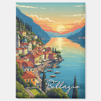 Lac de Côme Bellagio Italie Coucher de soleil