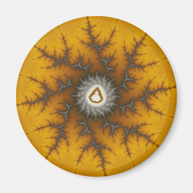 Aimant Lac de glace - Fractal (Devant)